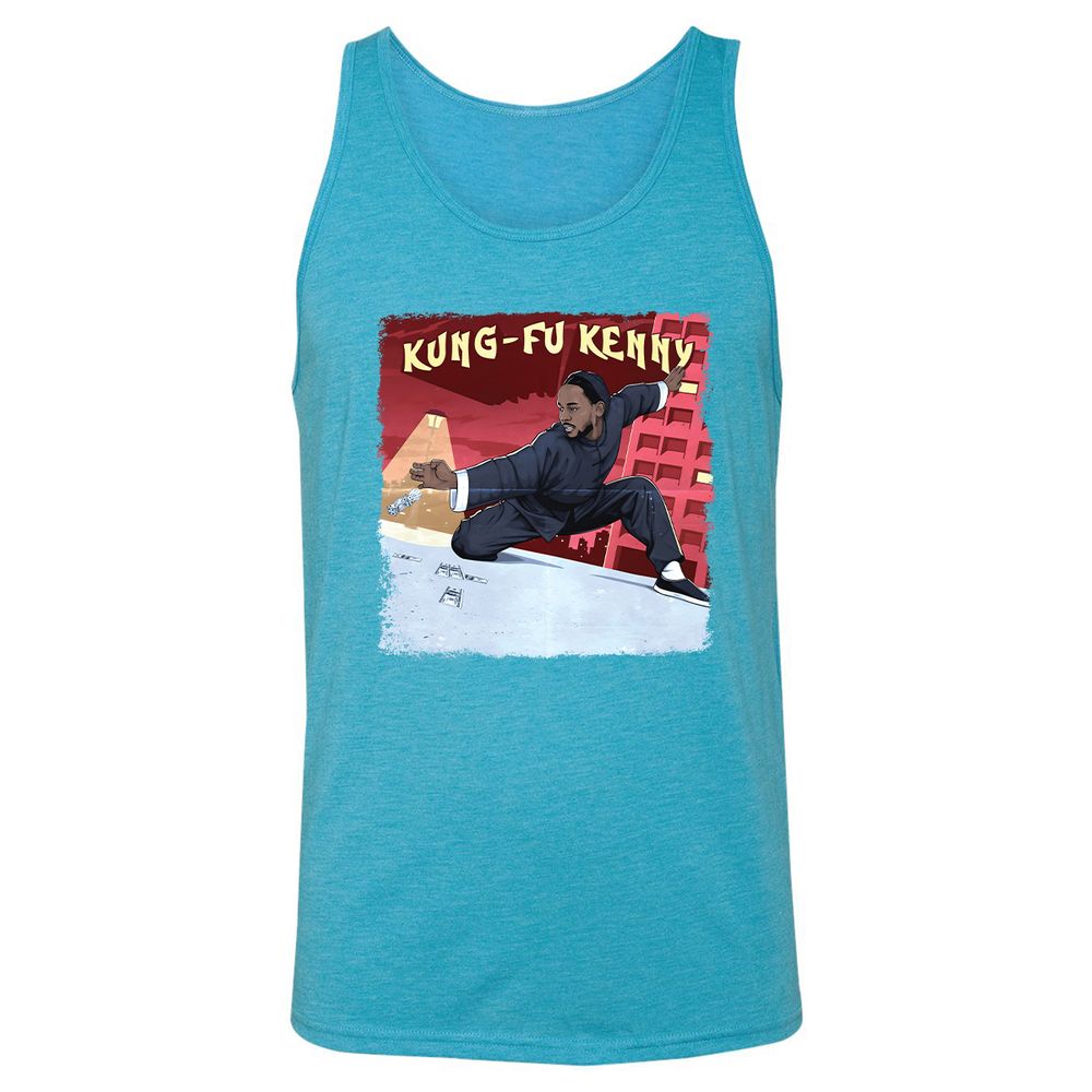 Unisex Jersey Tank - T1M11915 - Aqua Triblend - 3