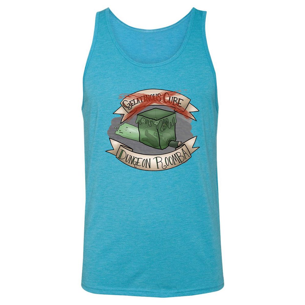 Unisex Jersey Tank - NK8C25RL - Aqua Triblend - 3