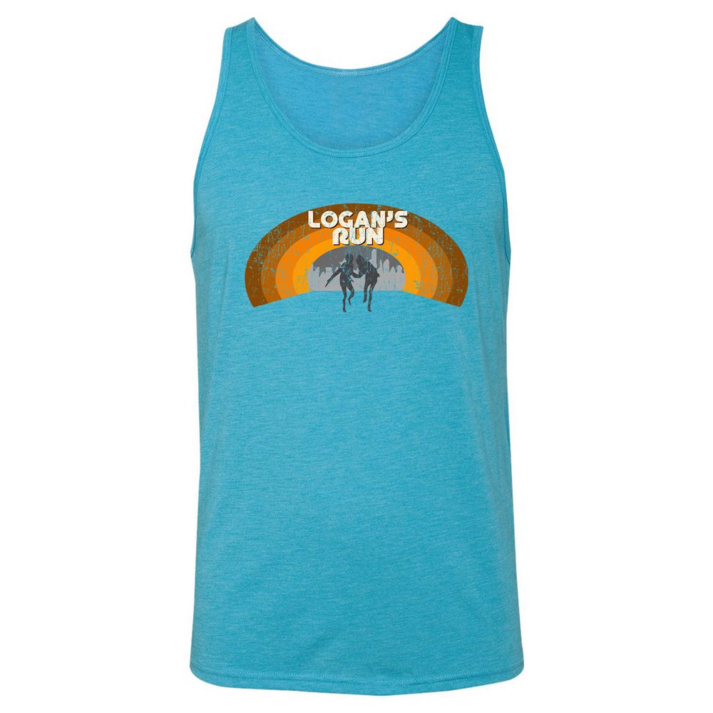 Unisex Jersey Tank - MP4ZD1FV - Aqua Triblend - 3