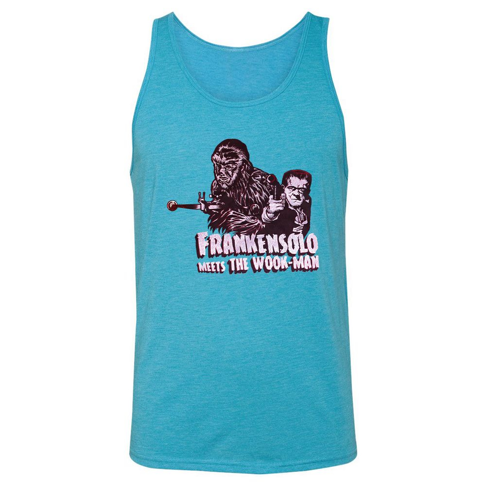 Unisex Jersey Tank - RB12V4SJ - Aqua Triblend - 3