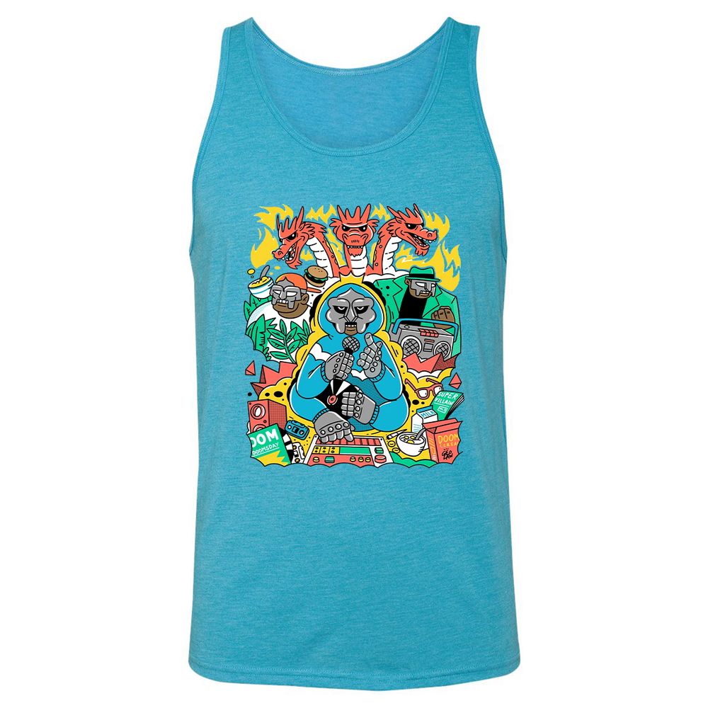 Unisex Jersey Tank - 54YZ39PN - Aqua Triblend - 3