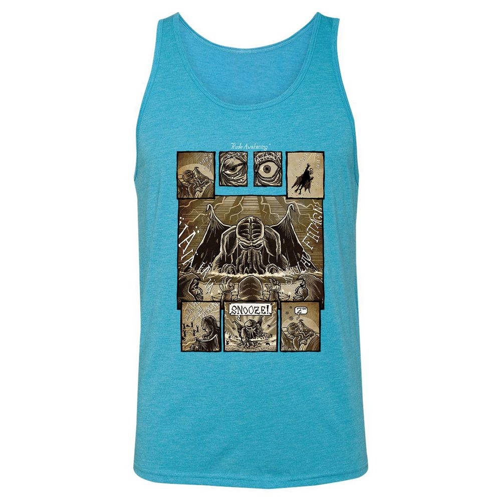 Unisex Jersey Tank - 1ZQ5UVAV - Aqua Triblend - 3