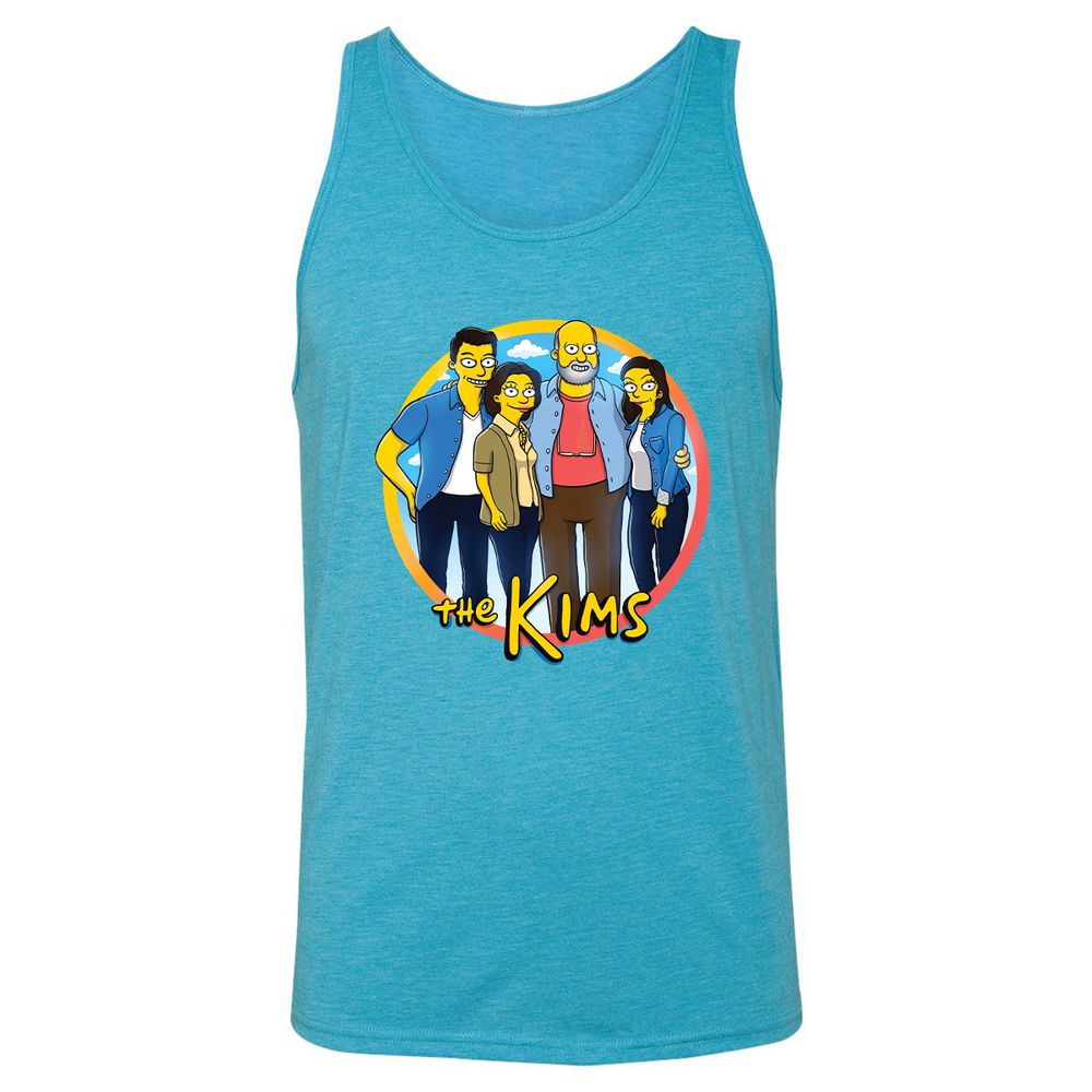 Unisex Jersey Tank - HL553WCN - Aqua Triblend - 3