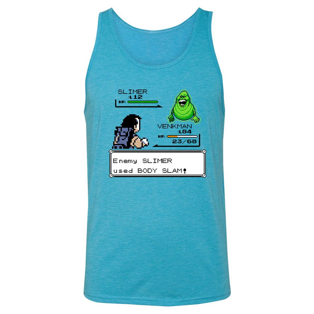 Unisex Jersey Tank - JU7QJ1AE - Aqua Triblend - 3