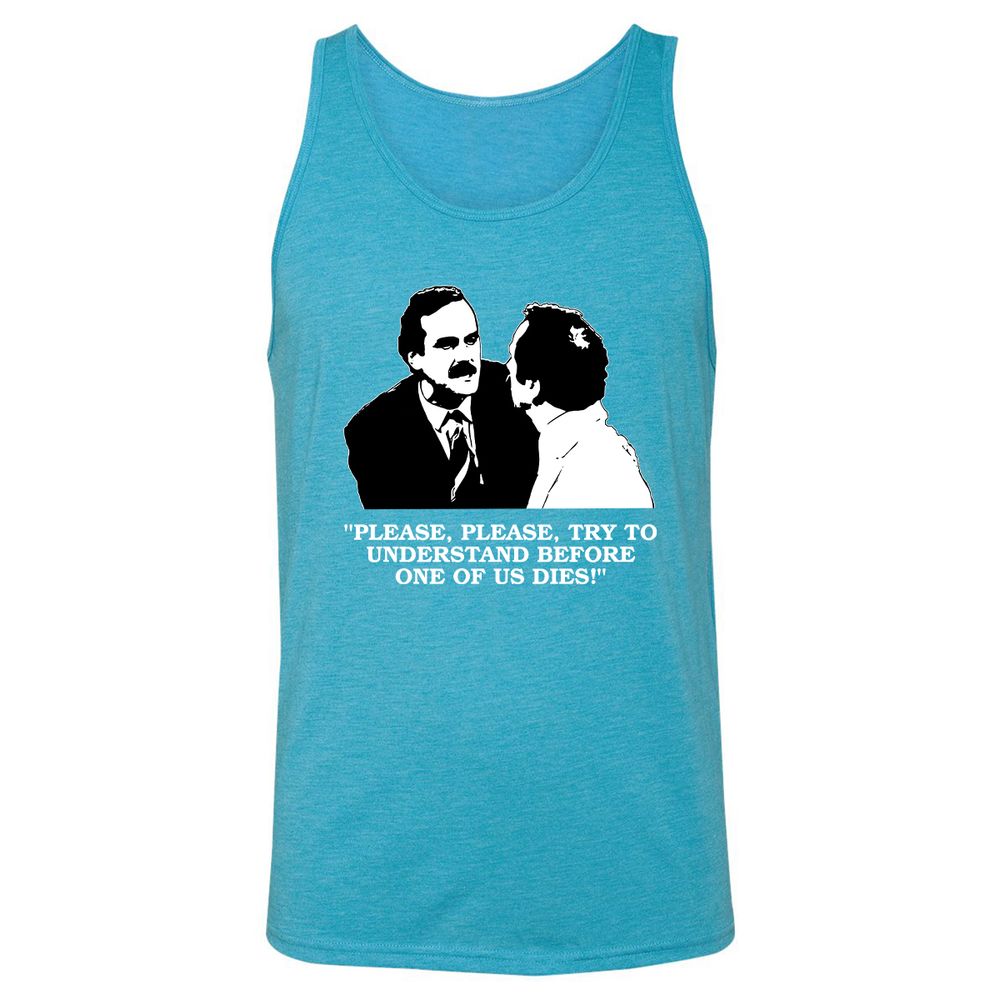 Unisex Jersey Tank - FZ54R2Q9 - Aqua Triblend - 3