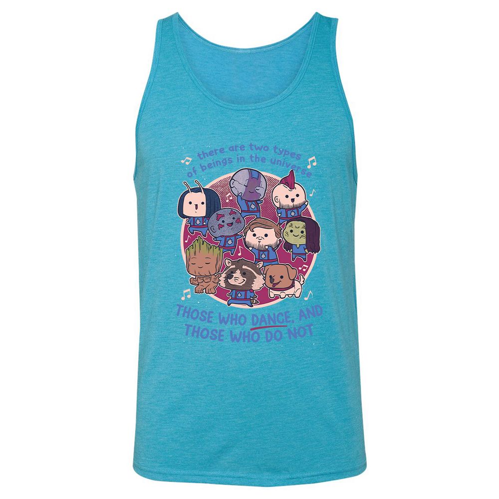 Unisex Jersey Tank - ZALF939M - Aqua Triblend - 3