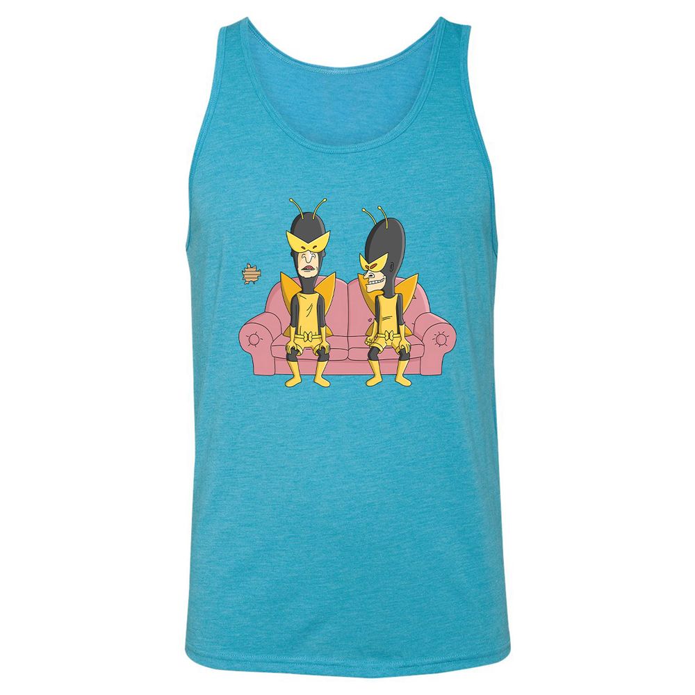 Unisex Jersey Tank - PYTC6UW8 - Aqua Triblend - 3