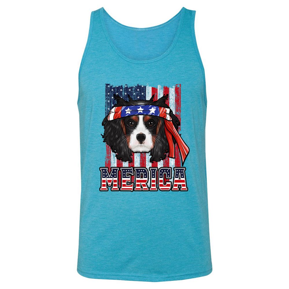 Unisex Jersey Tank - 6CBTEYKF - Aqua Triblend - 3