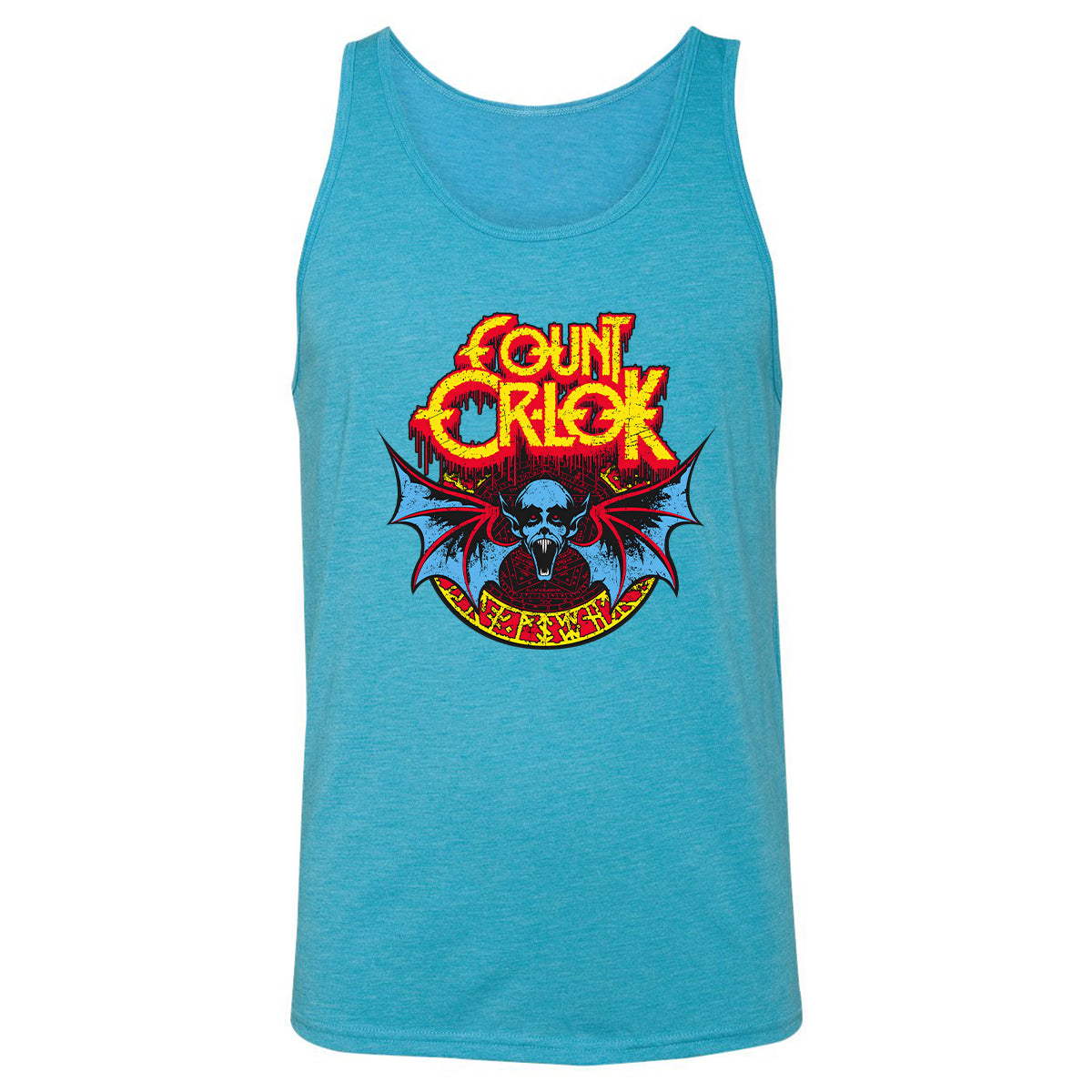 Unisex Jersey Tank - XA9VS7HN - Aqua Triblend - 3