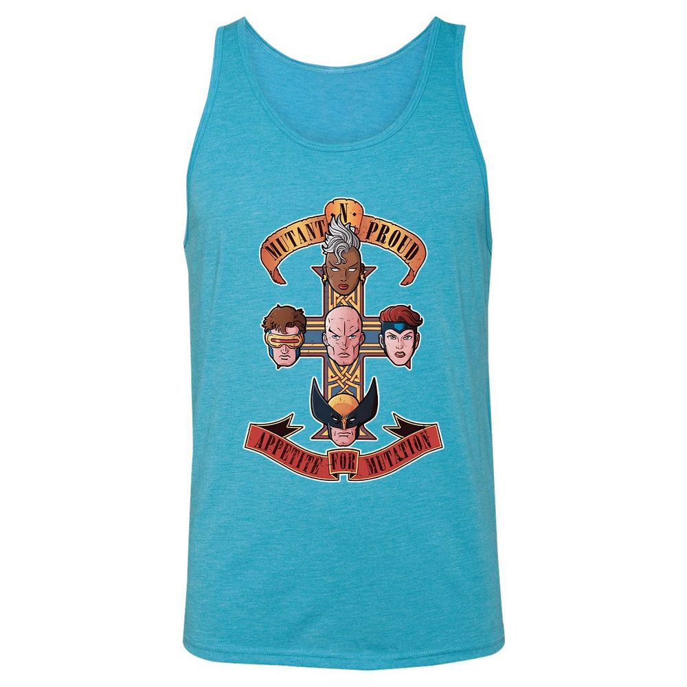 Unisex Jersey Tank - HA4ZX73Q - Aqua Triblend - 3