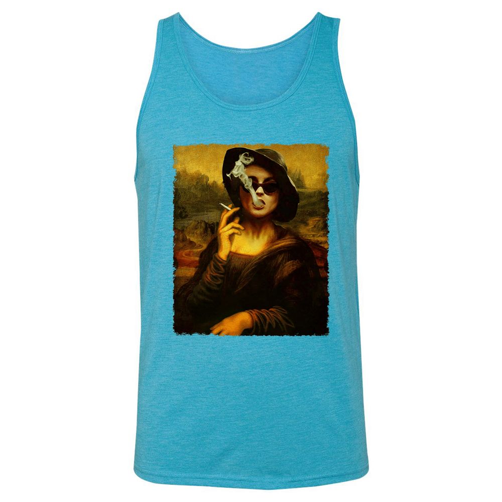 Unisex Jersey Tank - WHRVTNG3 - Aqua Triblend - 3