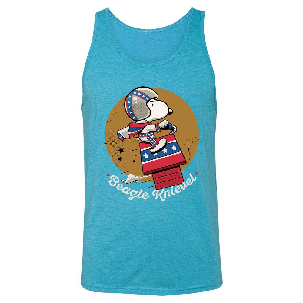 Unisex Jersey Tank - 56YTN6XW - Aqua Triblend - 3