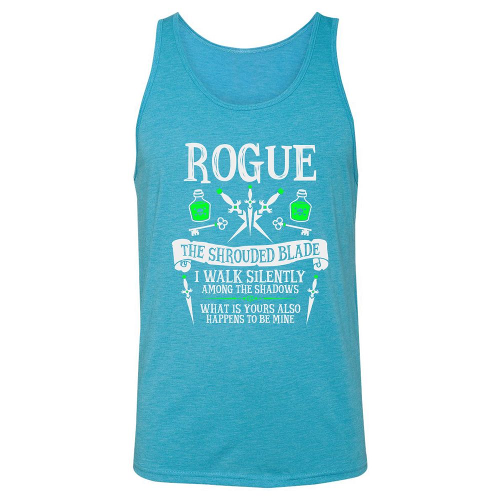 Unisex Jersey Tank - 5JQAMUDD - Aqua Triblend - 3