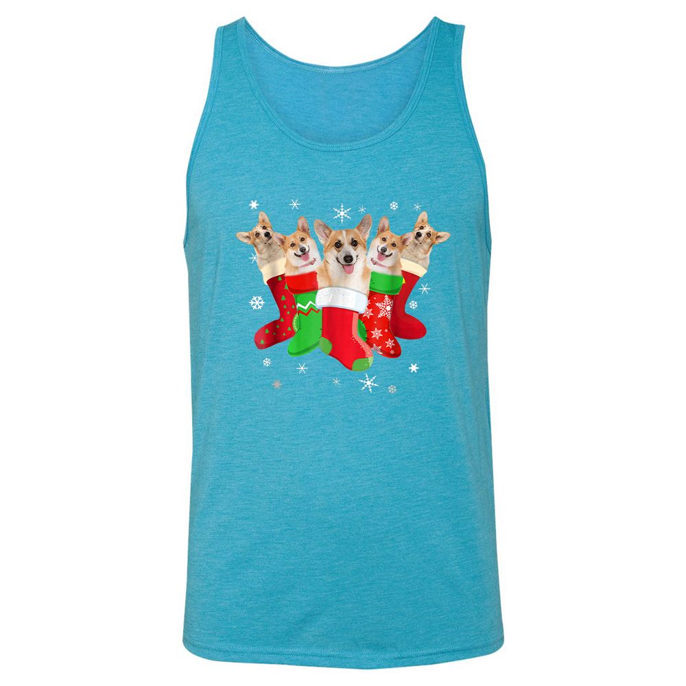 Unisex Jersey Tank - WDZ8YL6R - Aqua Triblend - 3