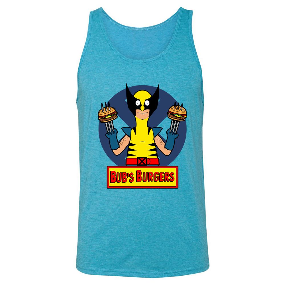 Unisex Jersey Tank - M7RD175M - Aqua Triblend - 3