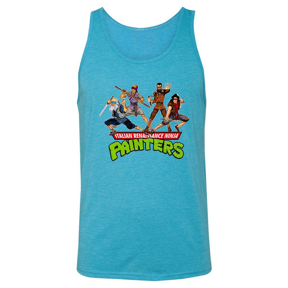 Unisex Jersey Tank - T3STCXHG - Aqua Triblend - 3