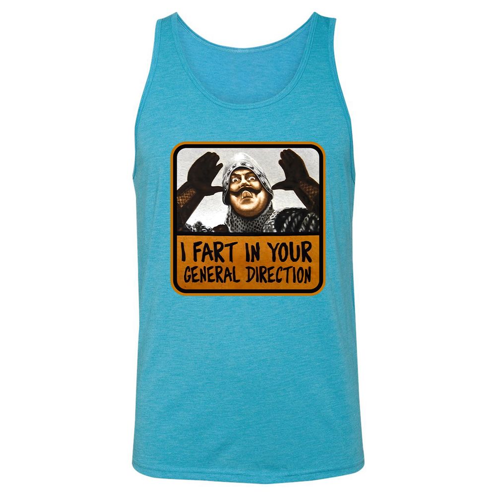 Unisex Jersey Tank - 8YWBFKJM - Aqua Triblend - 3