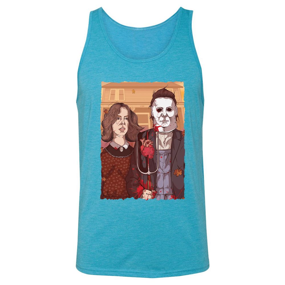 Unisex Jersey Tank - EML24Q8B - Aqua Triblend - 3