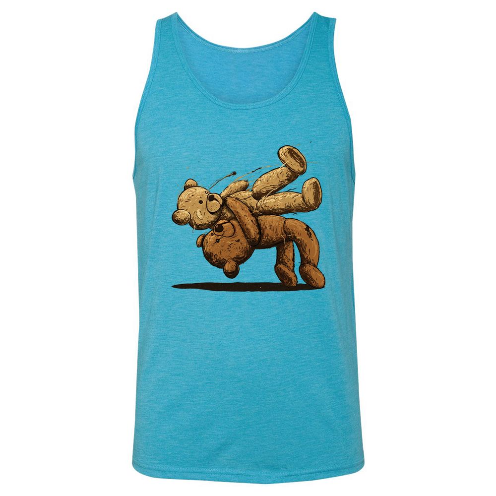 Unisex Jersey Tank - 6F5Q3T7R - Aqua Triblend - 3