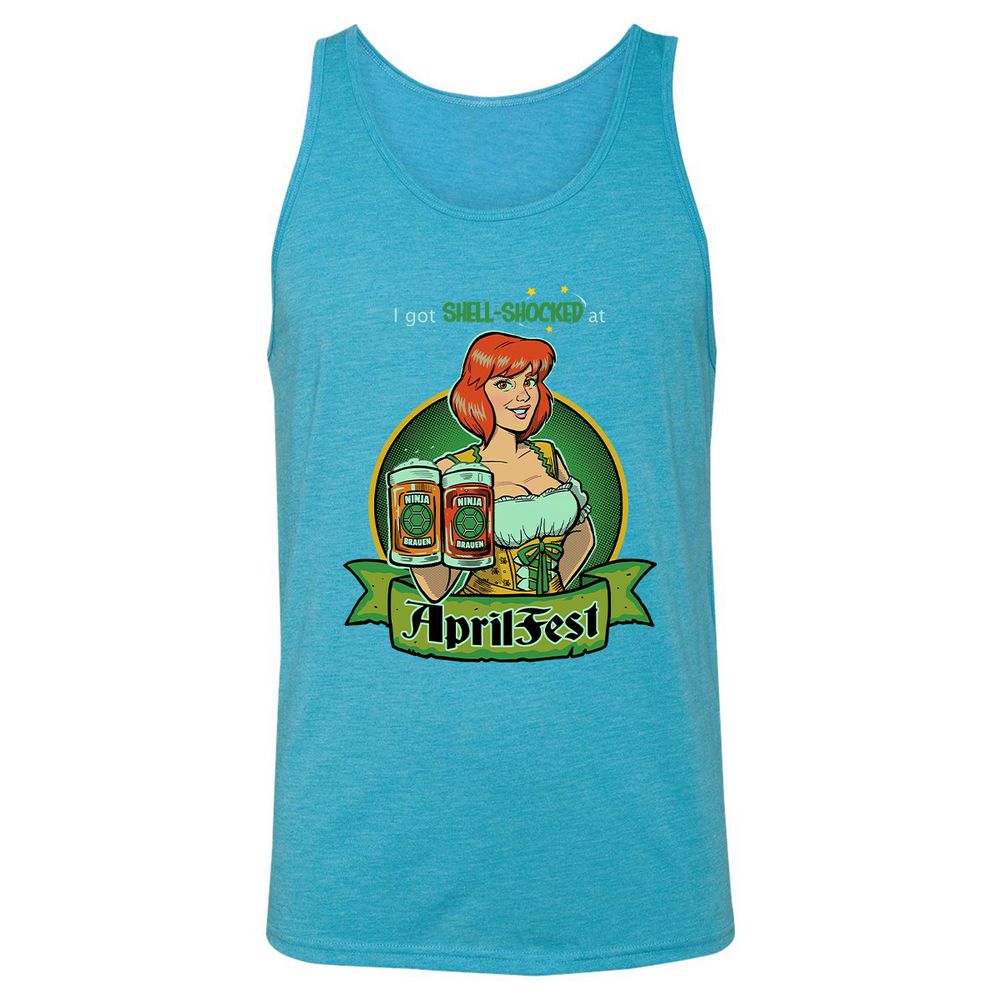 Unisex Jersey Tank - 53PZZSRB - Aqua Triblend - 3
