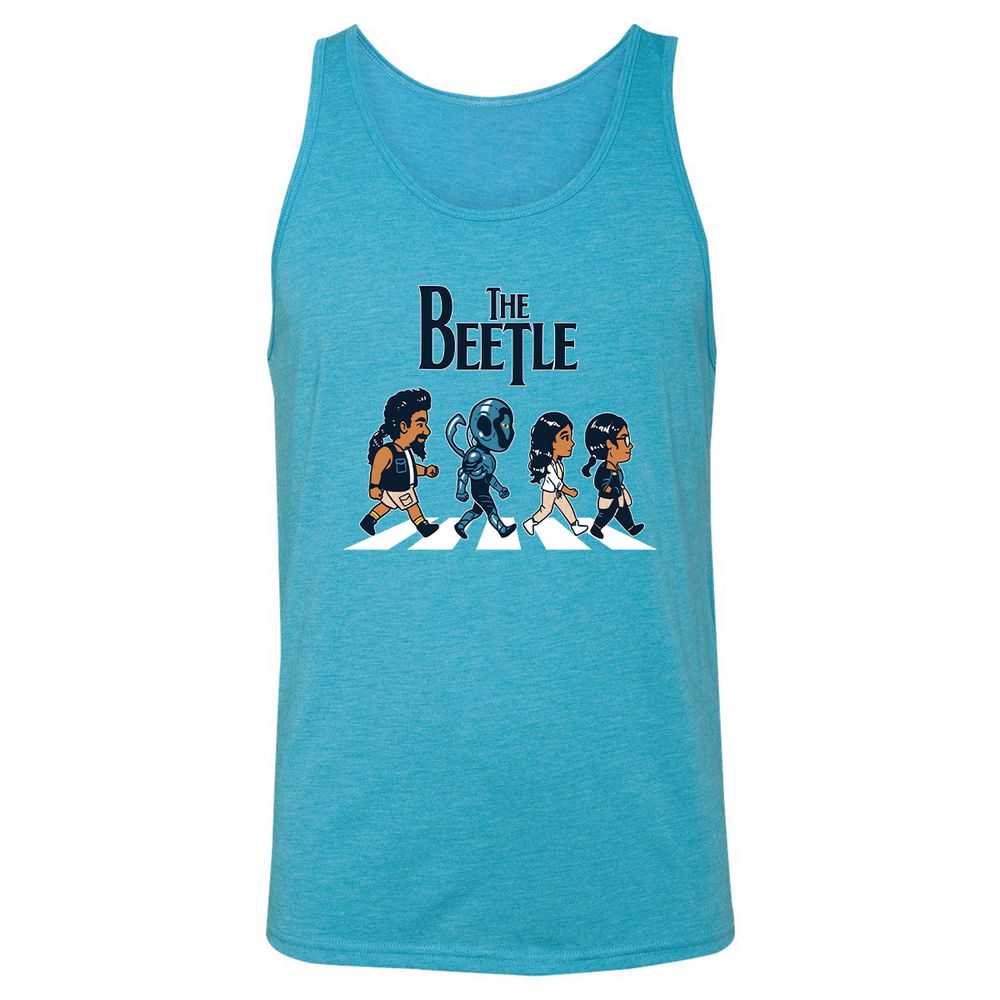 Unisex Jersey Tank - ABJX894C - Aqua Triblend - 3