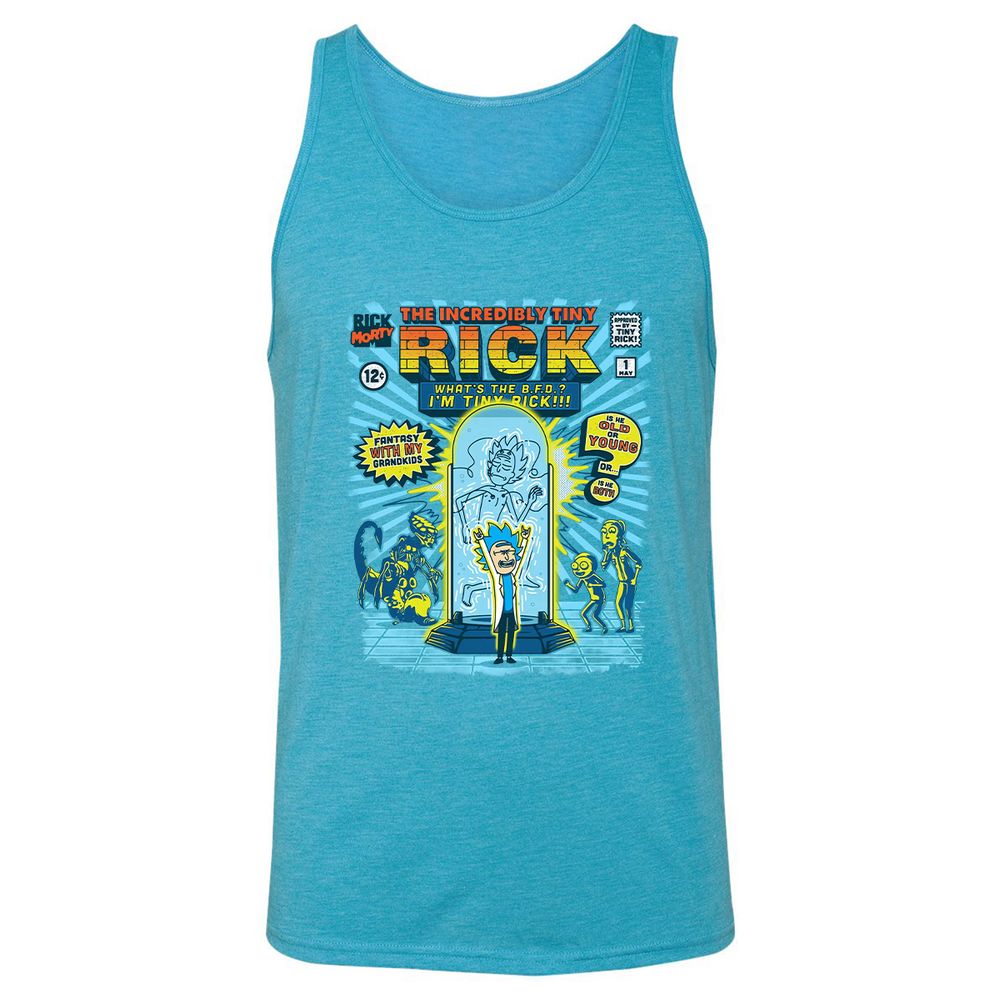 Unisex Jersey Tank - DSB6AUNR - Aqua Triblend - 3