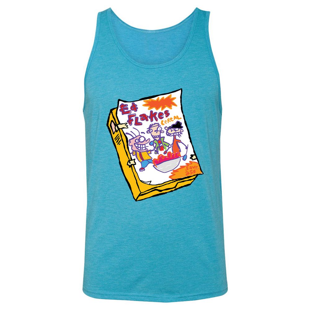 Unisex Jersey Tank - EF8493CR - Aqua Triblend - 3