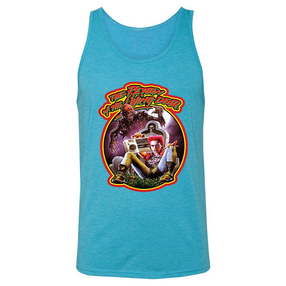 Unisex Jersey Tank - JSXU7CB4 - Aqua Triblend - 3