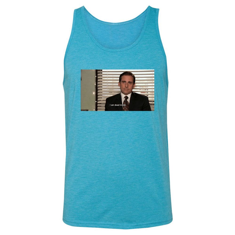 Unisex Jersey Tank - F7THPECN - Aqua Triblend - 3