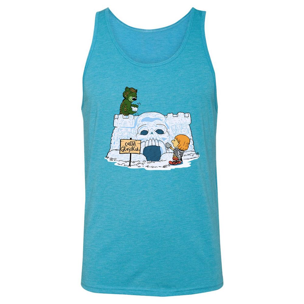 Unisex Jersey Tank - HST1EPUD - Aqua Triblend - 3