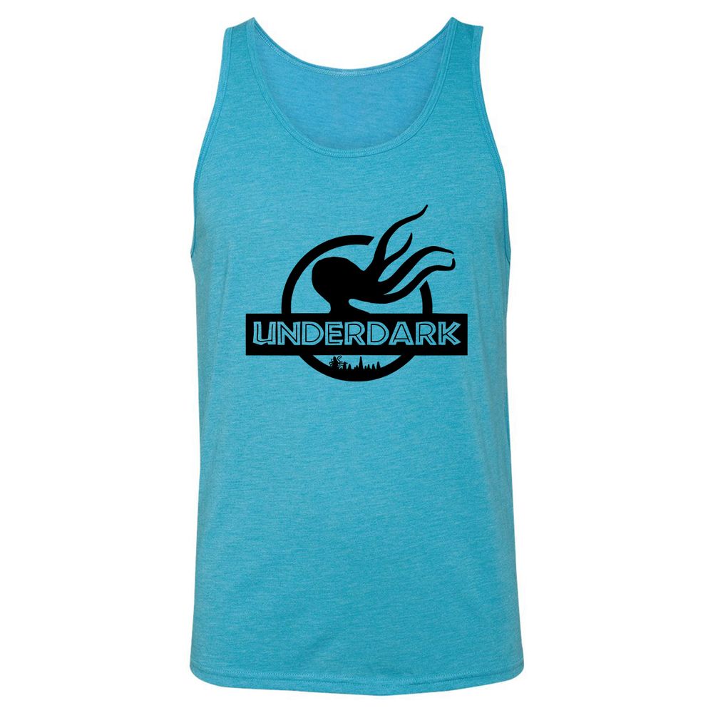 Unisex Jersey Tank - UQ63UHWB - Aqua Triblend - 3