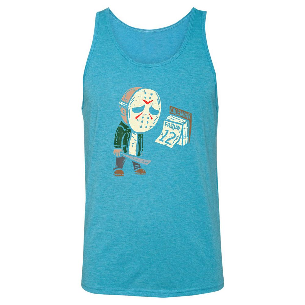 Unisex Jersey Tank - DGTJ24B2 - Aqua Triblend - 3