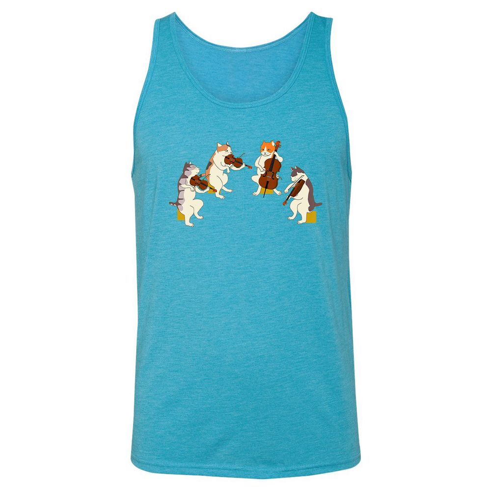 Unisex Jersey Tank - 114C6L6G - Aqua Triblend - 3