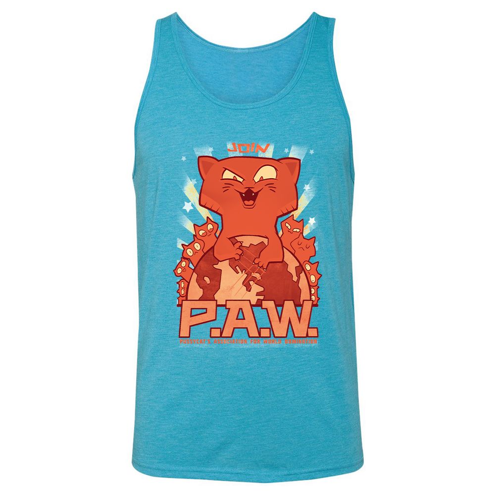 Unisex Jersey Tank - EG1HQ12R - Aqua Triblend - 3