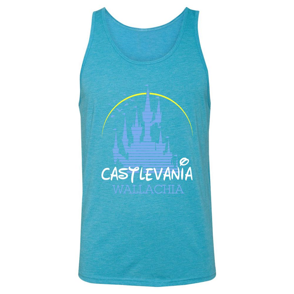 Unisex Jersey Tank - WAX5UZAN - Aqua Triblend - 3