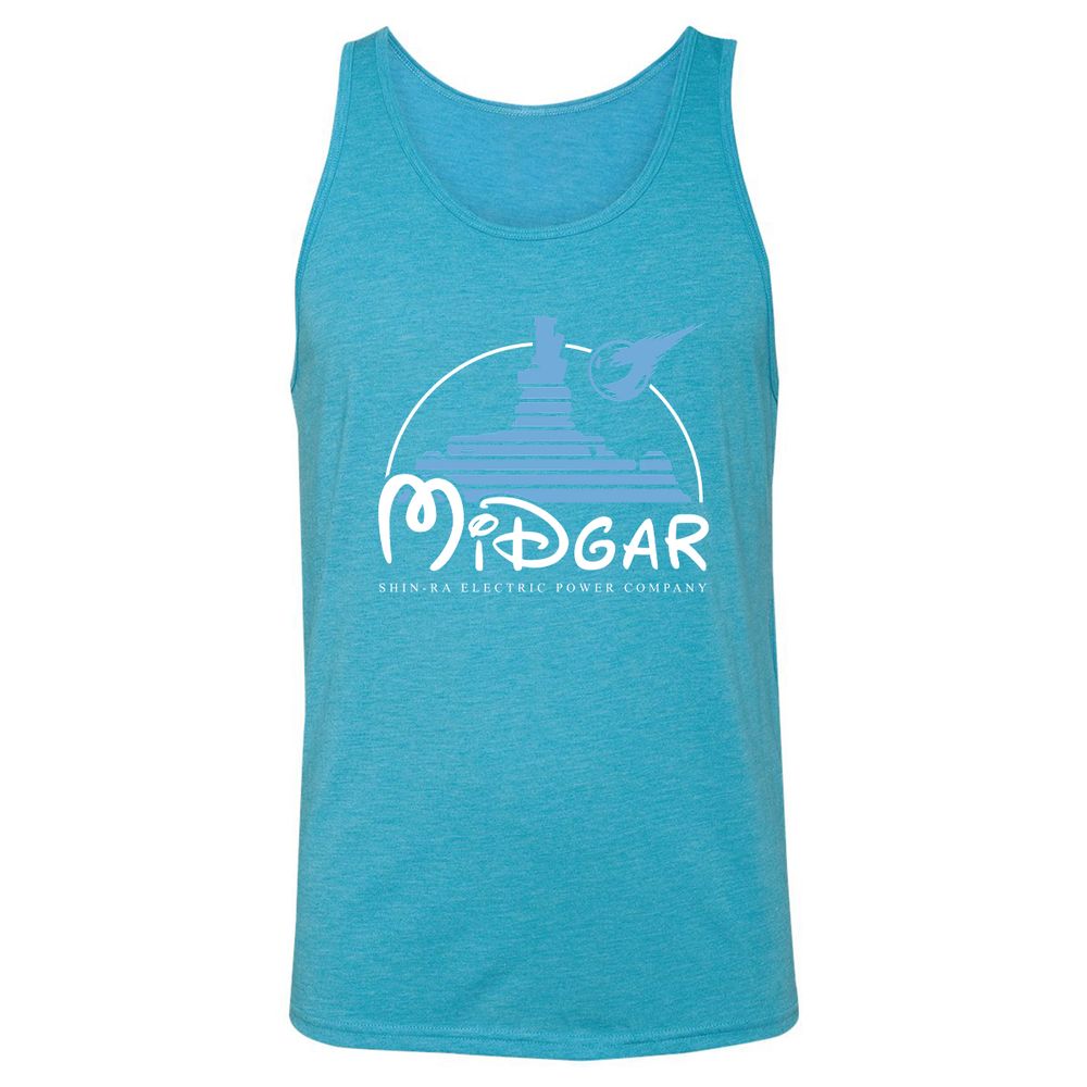 Unisex Jersey Tank - VR8KMTT7 - Aqua Triblend - 3