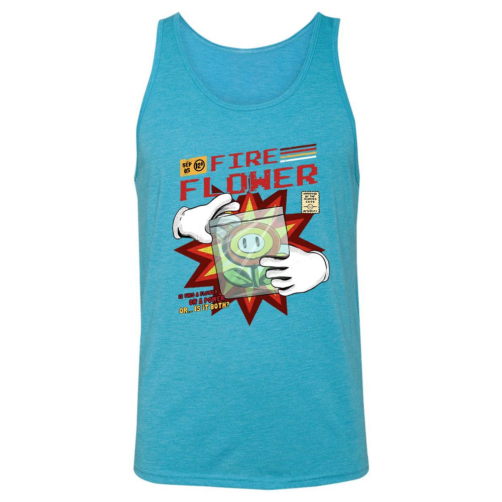 Unisex Jersey Tank - SA41BMS1 - Aqua Triblend - 3