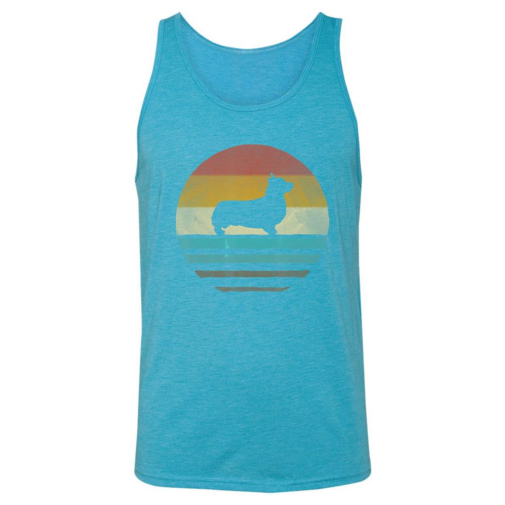 Unisex Jersey Tank - 3SFPAQL4 - Aqua Triblend - 3