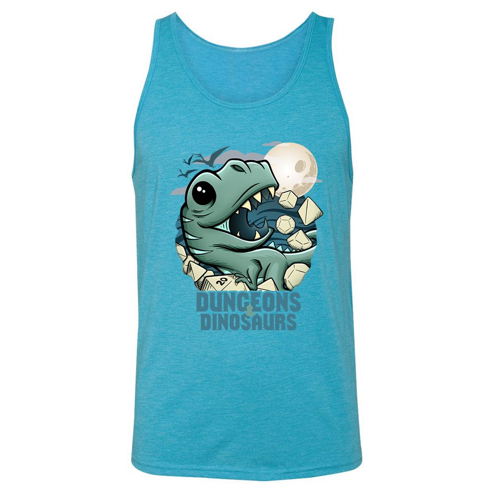 Unisex Jersey Tank - 2FWPCN1T - Aqua Triblend - 3