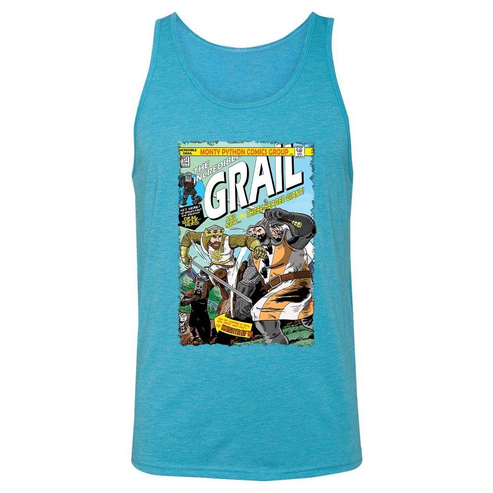 Unisex Jersey Tank - 5ZPBL5QZ - Aqua Triblend - 3