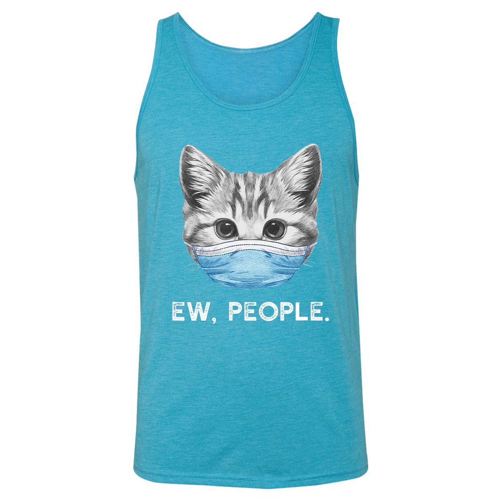 Unisex Jersey Tank - 668QWRVK - Aqua Triblend - 3