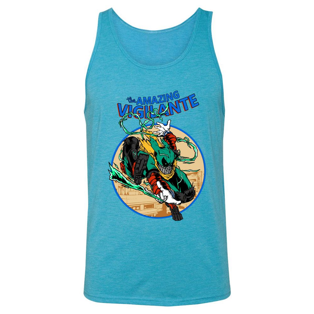 Unisex Jersey Tank - GHHTMGNZ - Aqua Triblend - 3