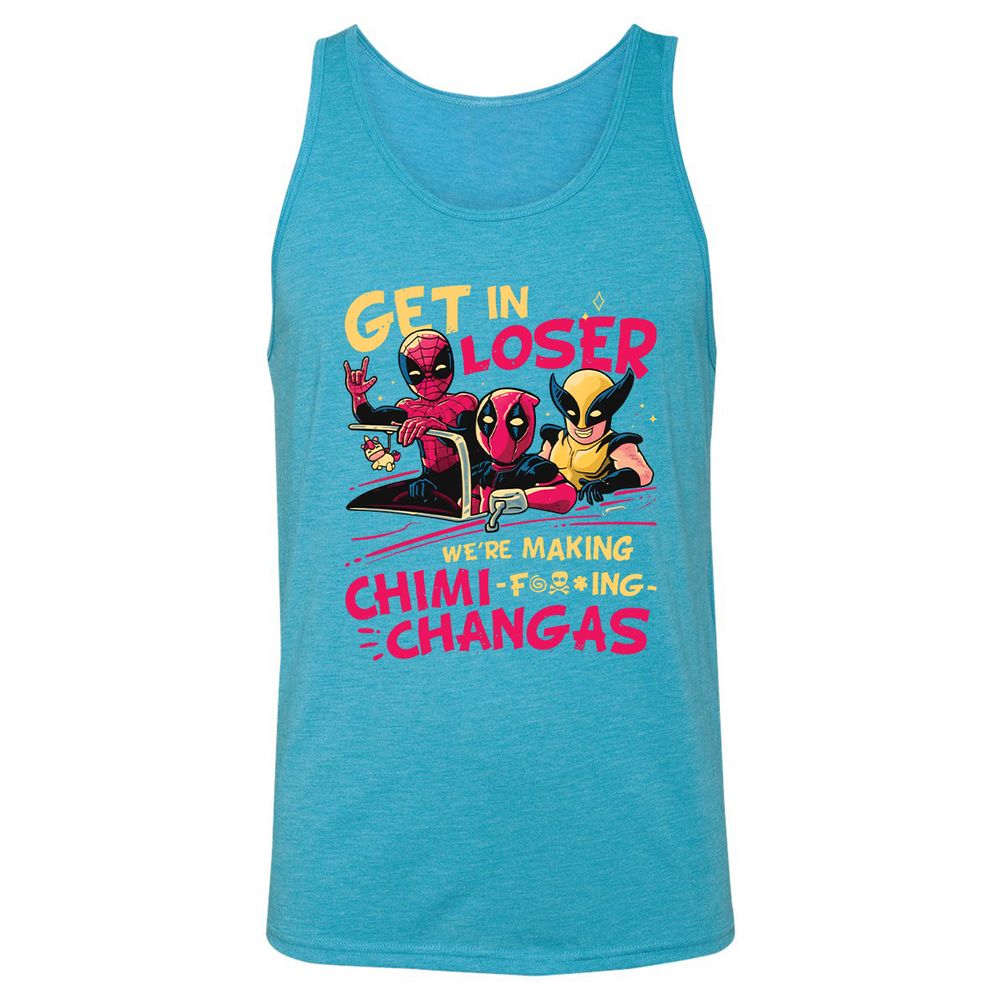 Unisex Jersey Tank - BAQAV97B - Aqua Triblend - 3