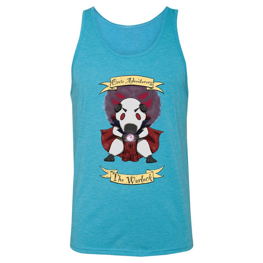 Unisex Jersey Tank - T49EYAF5 - Aqua Triblend - 3