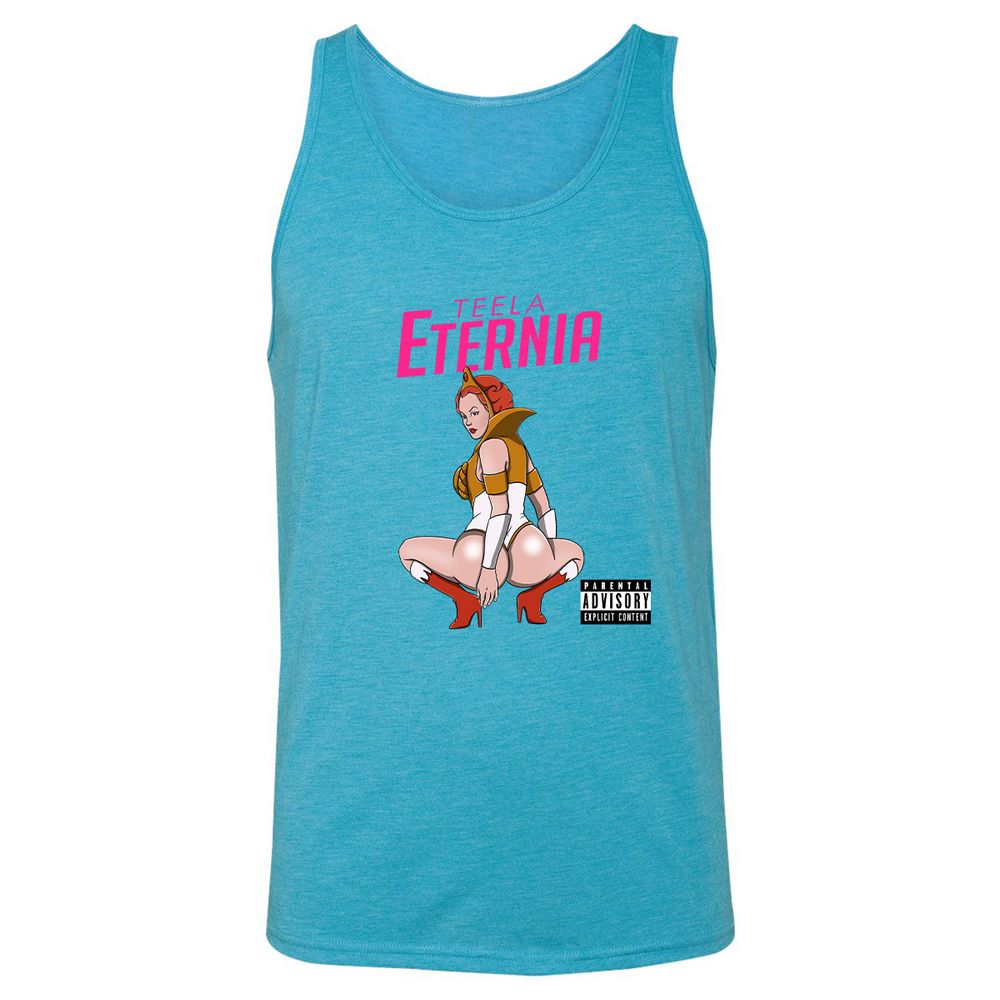 Unisex Jersey Tank - BAW9LKVZ - Aqua Triblend - 3