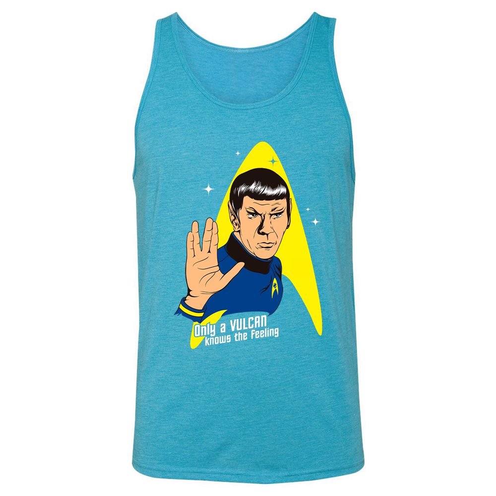 Unisex Jersey Tank - EM2FPR1G - Aqua Triblend - 3