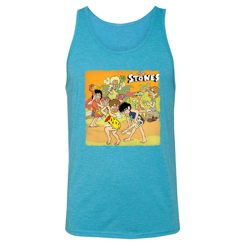 Unisex Jersey Tank - 82XG697D - Aqua Triblend - 3