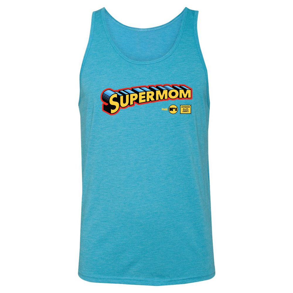 Unisex Jersey Tank - 5CFV3XTN - Aqua Triblend - 3