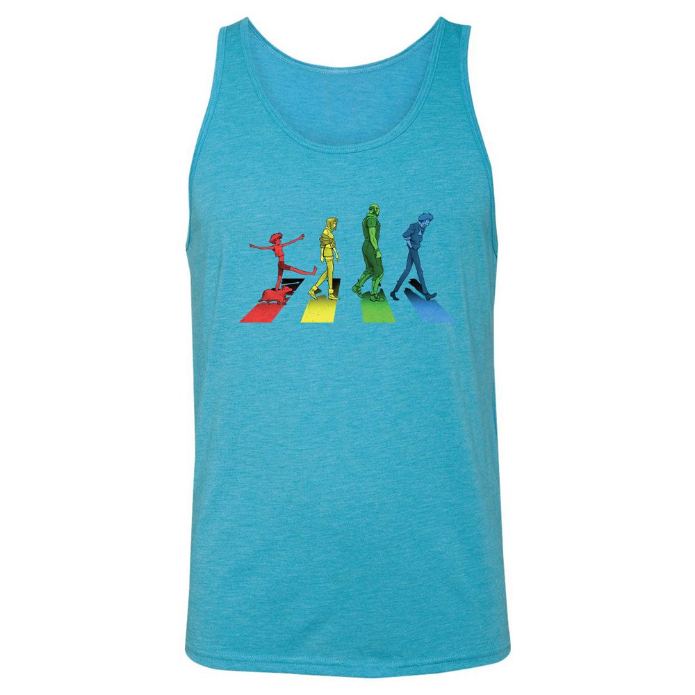 Unisex Jersey Tank - 1XDMYPYE - Aqua Triblend - 3