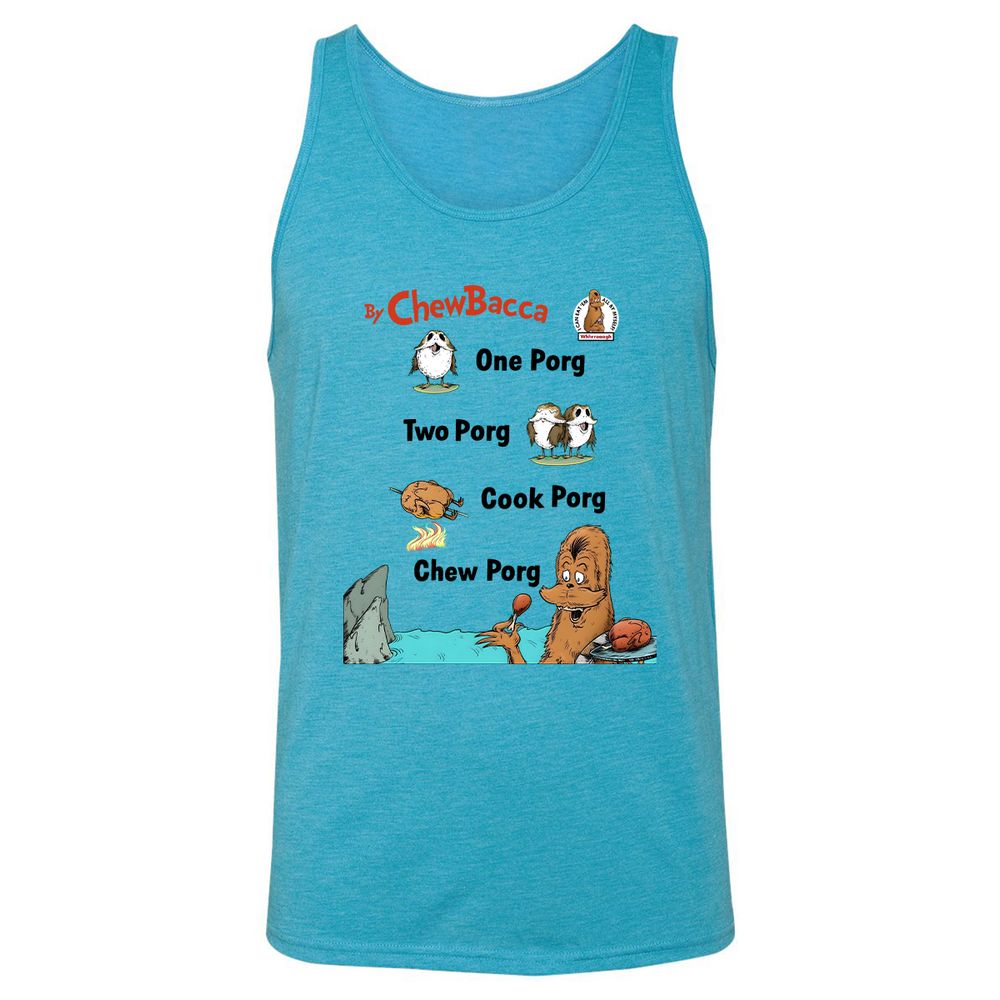 Unisex Jersey Tank - KWWFNHVS - Aqua Triblend - 3